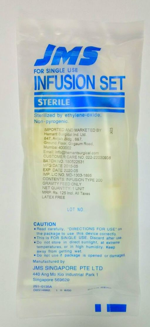 Infusion Set (Standard) JMS