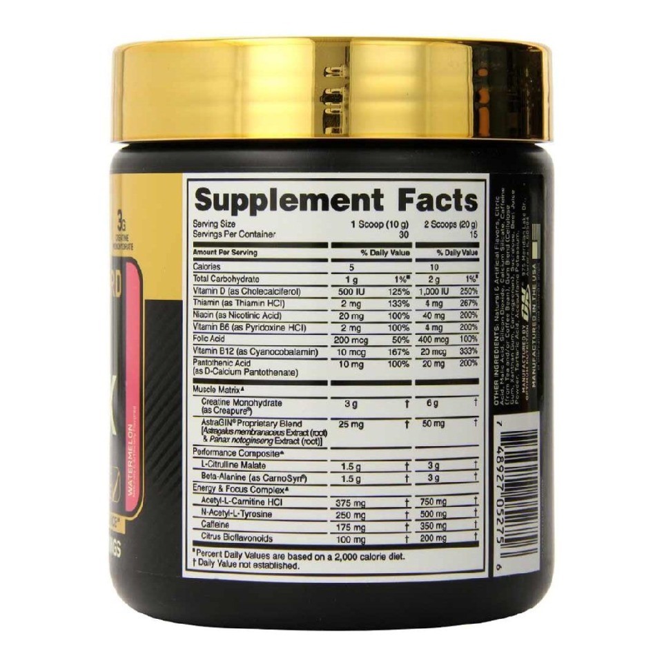 ON Gold Standard PreWorkout, 0.66 lb WaterMelon Optimum