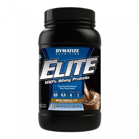 Dymatize Elite 100% Whey Protein, 2 lb Rich Chocolate