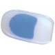  Vissco Silicon  Heel Pad with Blue Dot-0739