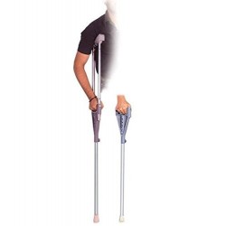 Vissco Two in One Under Arm Crutches and Walking Stick-0988