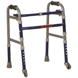 Invalid Foldable Walker Castors- Vissco