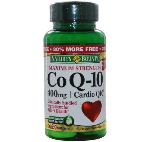 Nature's Bounty Co Q10 Maximum Strength -- 400 mg - 39 Softgels