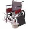 Vissco Invalid Wheelchair Regular with Commode / Mag Wheel - 0969       