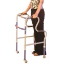 Invalid Step Adjustment Folding Walker Castors - Vissco 