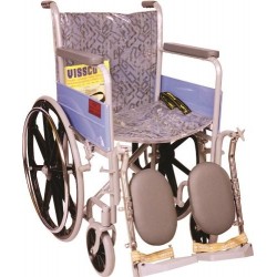 Vissco Invalid Elevated Foot Rest Wheel Chair with Mag Wheels - Universal 