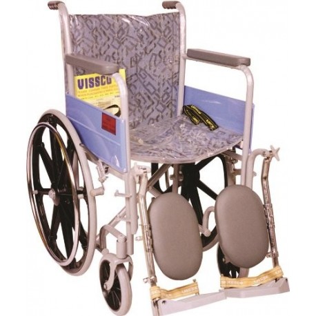 Vissco Invalid Elevated Foot Rest Wheel Chair with Mag Wheels - Universal 