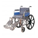 Invalid Wheelchair Deluxe / Elevated Foot Rest / Mag Wheels - Vissco 