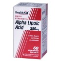 Mega Strength Alpha Lipoic Acid 250mg, 60 Capsules - HealthAid 