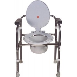 Invalid Folding Commode without Castors (New Type) - Vissco