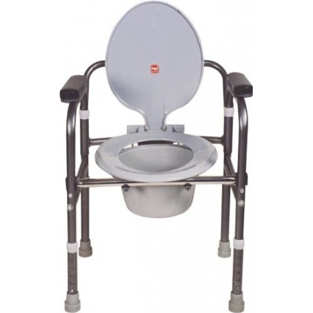 Vissco New Type Invalid Folding Commode without Castors-0941