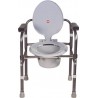 Vissco New Type Invalid Folding Commode without Castors-0941