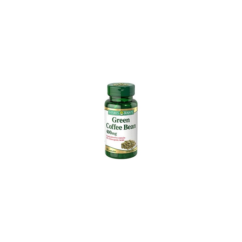 Green Coffee Bean Supplement 400 mg - 60 Capsules - Nature's Bounty