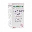 Optimal Solutions Hair, Skin And Nails 3000Mcg Of Biotin 60 Caplets -  Nature's Bounty