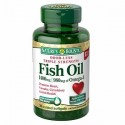 Odor - Less Triple Strength Fish Oil 1400 mg - 980 mg of Omega 3 - 30 Softgels - Nature's Bounty 