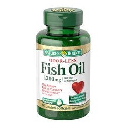 Odorless Fish Oil 1200 mg 60 softgels -  Nature's Bounty