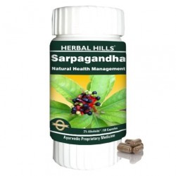 Herbal Hills Sarpagandha, 60 capsules