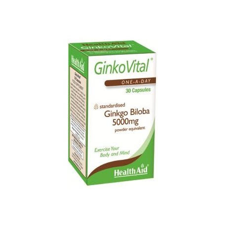 GinkoVital (Ginkgo Biloba) 5000mg 30 Capsules