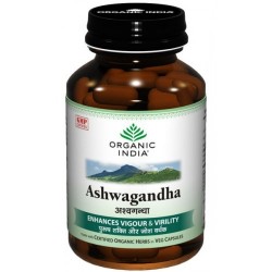 Ashwagandha, 60 Capsules Bottle - Organic India 