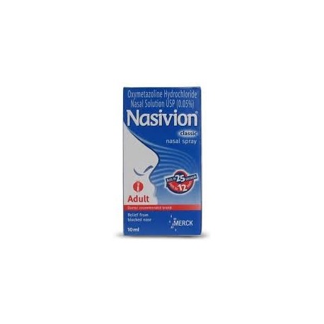 Nasivion nasal spray ( Adult ) - Merck