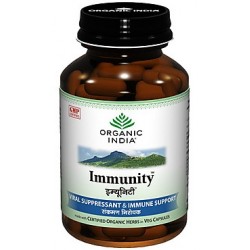 Organic India Immunity 60 Capsules Bottle