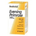 Evening Primrose Oil, 500mg with Vitamin-E, 30 Capsules - HealthAid 