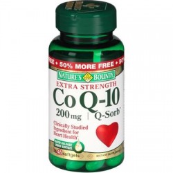 CoQ10 Pluse Q Sorb 200mg,  45 Softgels - Natute's Bounty