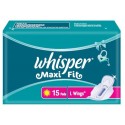 Whisper Maxi Fit - Regular (15 Pads) - P&G