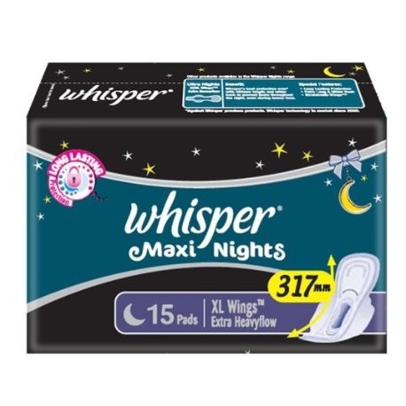 Whisper Ultra Nights - XL Wings (15 Pads) - P&G